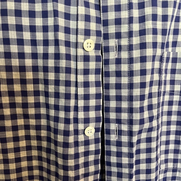 Billy Reid Checked Plaid Button Down Shirt - Picture 9 of 12